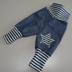 Pumphose Jeans Mitwachshose diverse Farben Gr 50-164 imagem 3