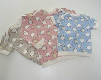 Shirt, sweater, hoodie, hood, collar, size. 50-170 "kittens", short sleeve, long sleeve, pink, light blue, taupe