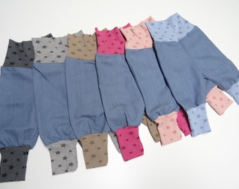 Jeans Pumphose Mitwachshose diverse Farben Gr. 50-164