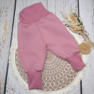 Basic Alpenfleece Pumphose Newborn, in 13 Farben, Gr. 44-158 altrosa