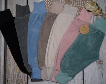 Cord-Jersey Pumphose Mitwachshose Gr 50-164 diverse Farben