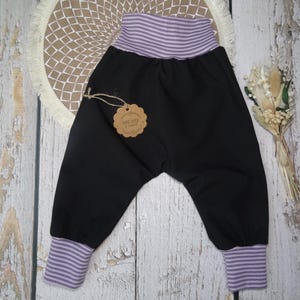 Softshell fleece trousers, black, sizes 50-164, various colors image 3