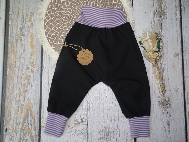 Softshell fleece trousers, black, sizes 50-164, various colors image 3