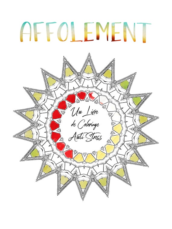 Affolement Livre De Coloriage Adultes Coloriage Zen Coloriage à Imprimer Livre De Coloriage Numérique Format A4 Coloriage Digital