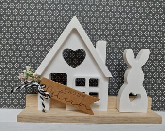 Haus und Osterhase als Geschenk oder zum selber behalten