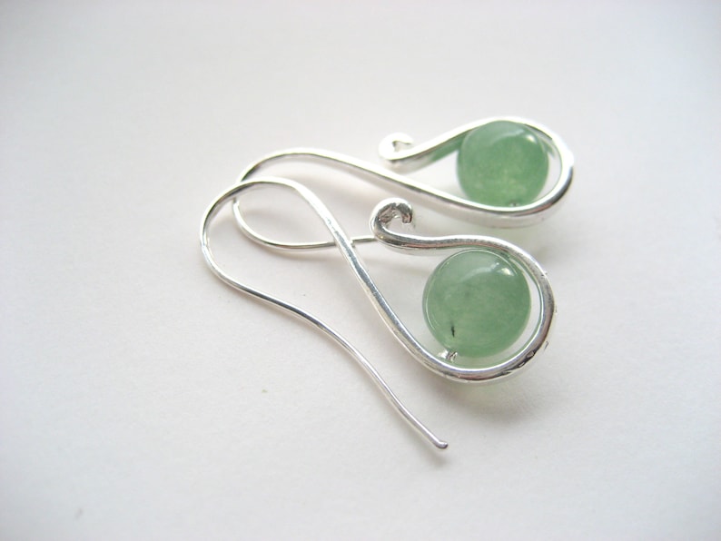 Earrings Jade green image 2