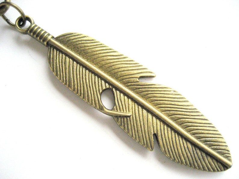 Feather XL charm image 1