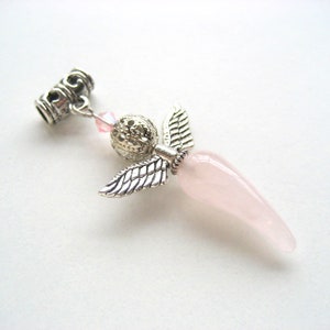 Angel rose quartz, medium image 5