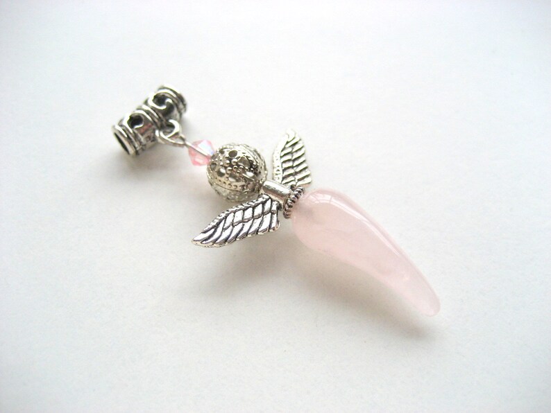 Angel rose quartz, medium image 5