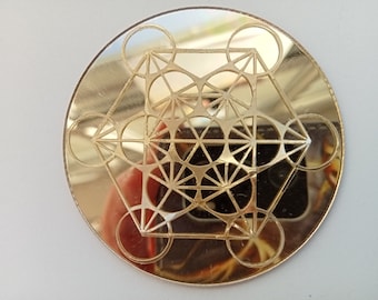 Miroir décoratif cube de Metatron 5 cm