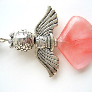 Angel strawberry quartz, large image 2