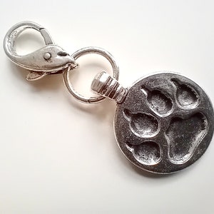 Paw print / carabiner charm image 6