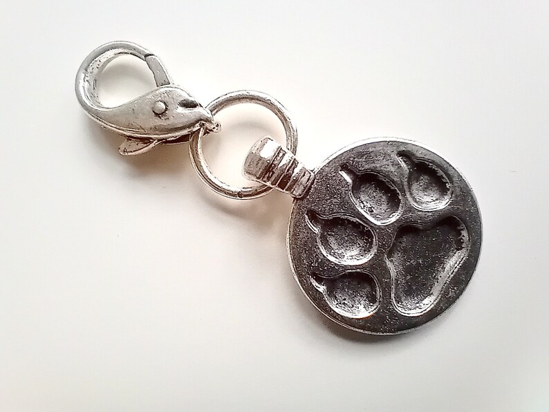 Paw print / carabiner charm image 6