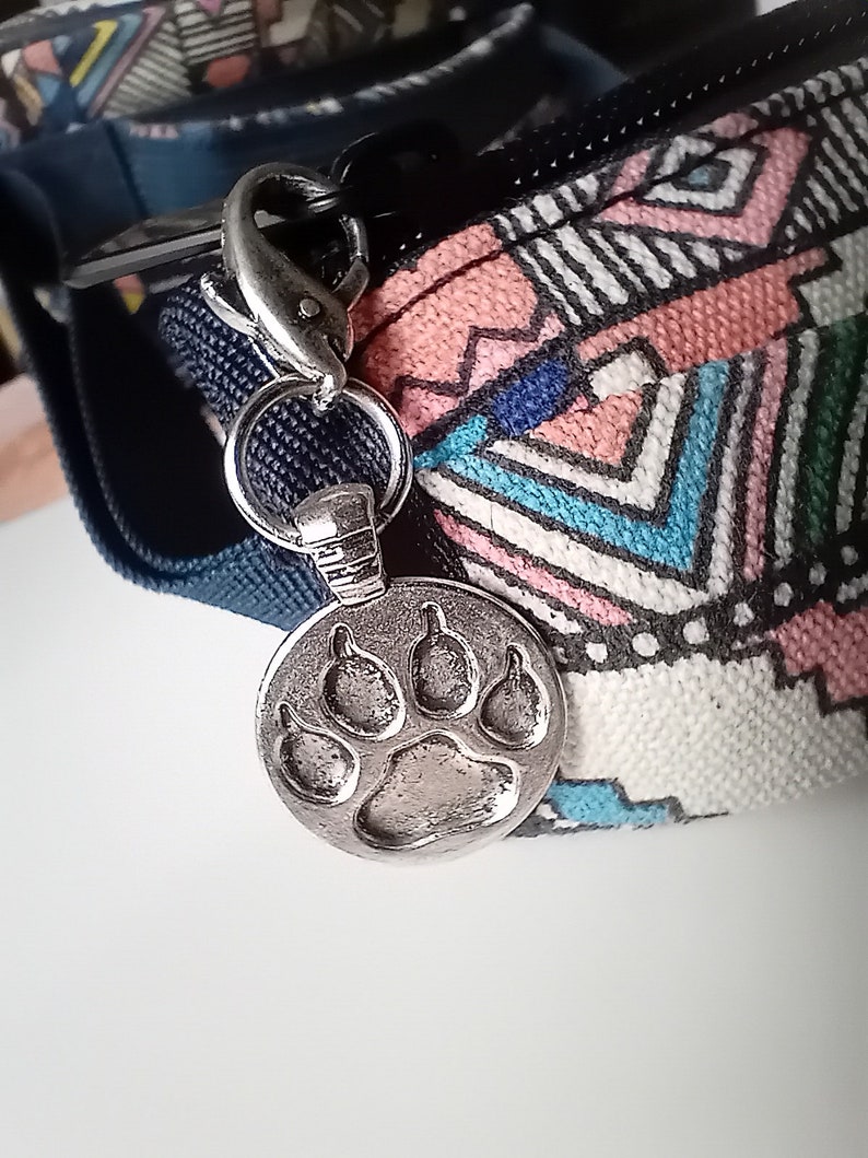 Paw print / carabiner charm image 8