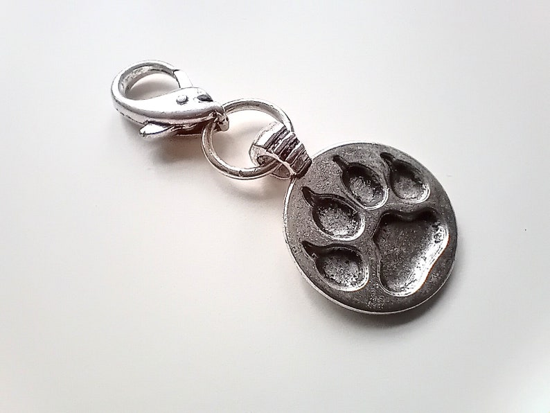 Paw print / carabiner charm image 2