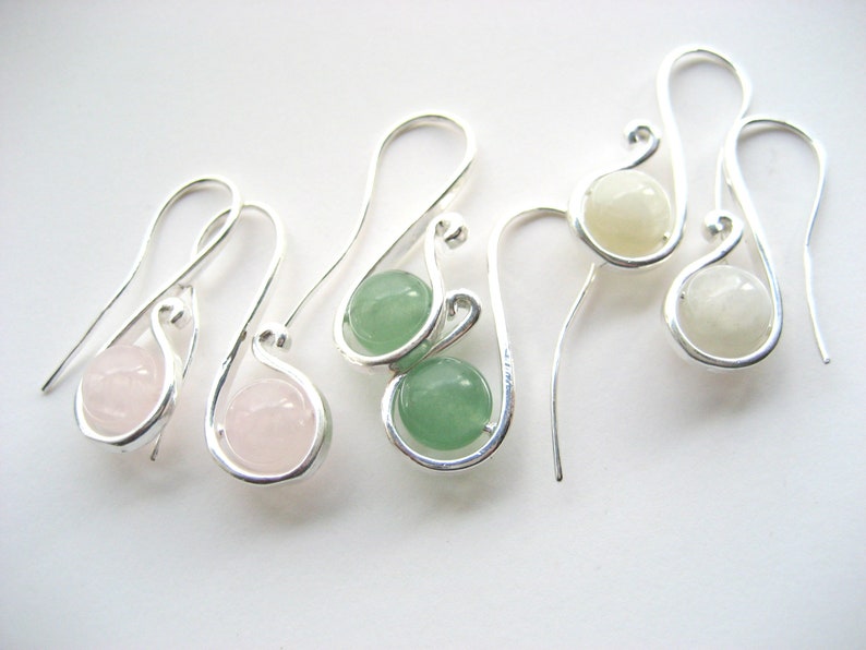 Earrings Jade green image 8