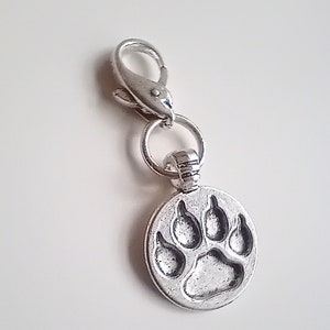 Paw print / carabiner charm image 4