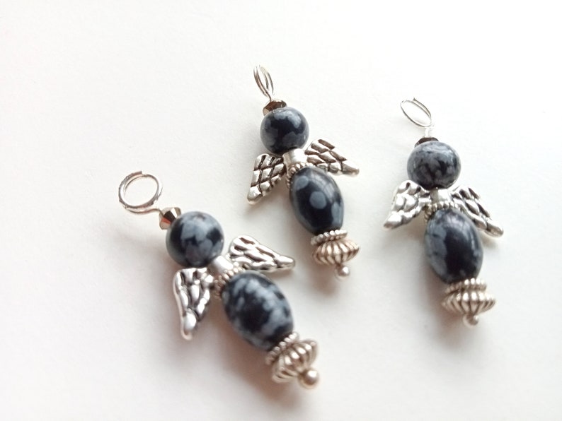 Angel snowflake obsidian, small image 6