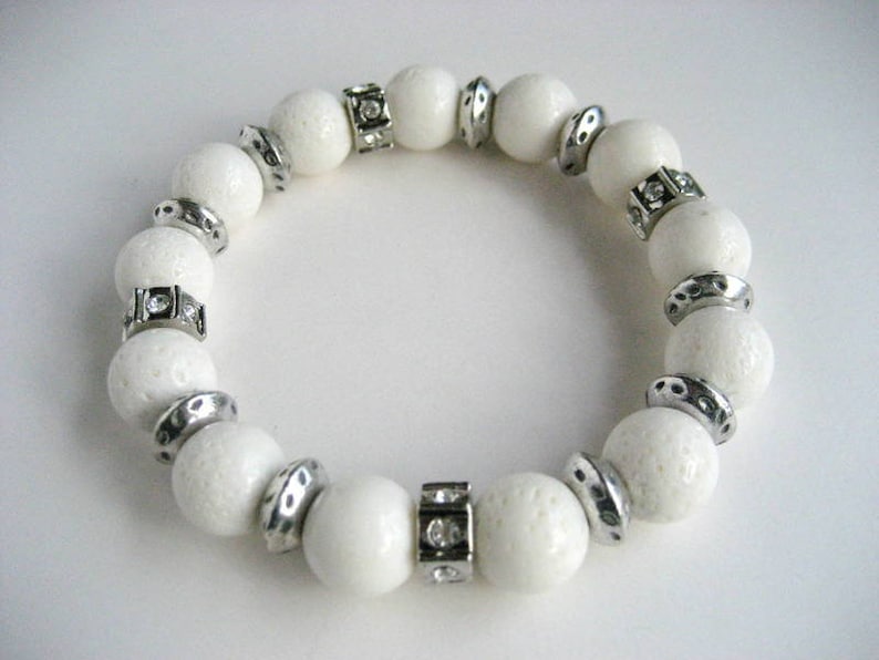 Corail blanc Bracelet image 2