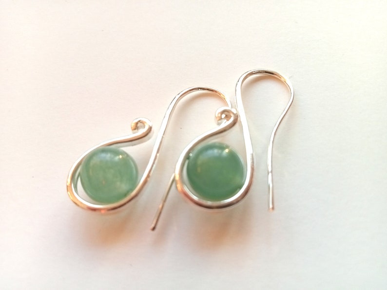 Earrings Jade green image 10