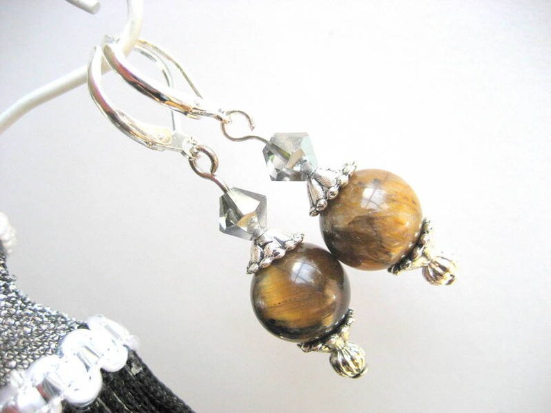 Tiger Eye Earrings