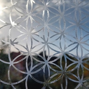 Autocollant de fenêtre Fleur de Vie à partir de 15 cm image 8