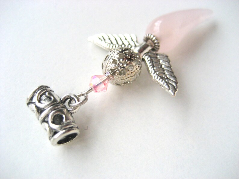 Angel rose quartz, medium image 4