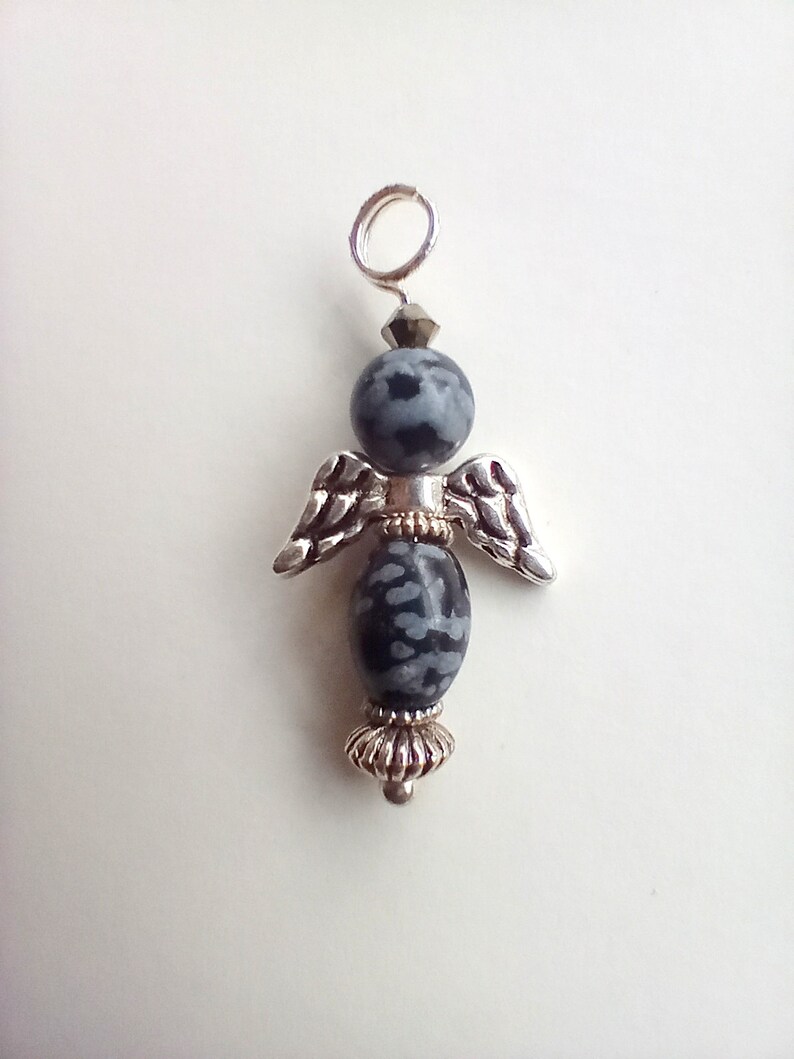 Angel snowflake obsidian, small image 3