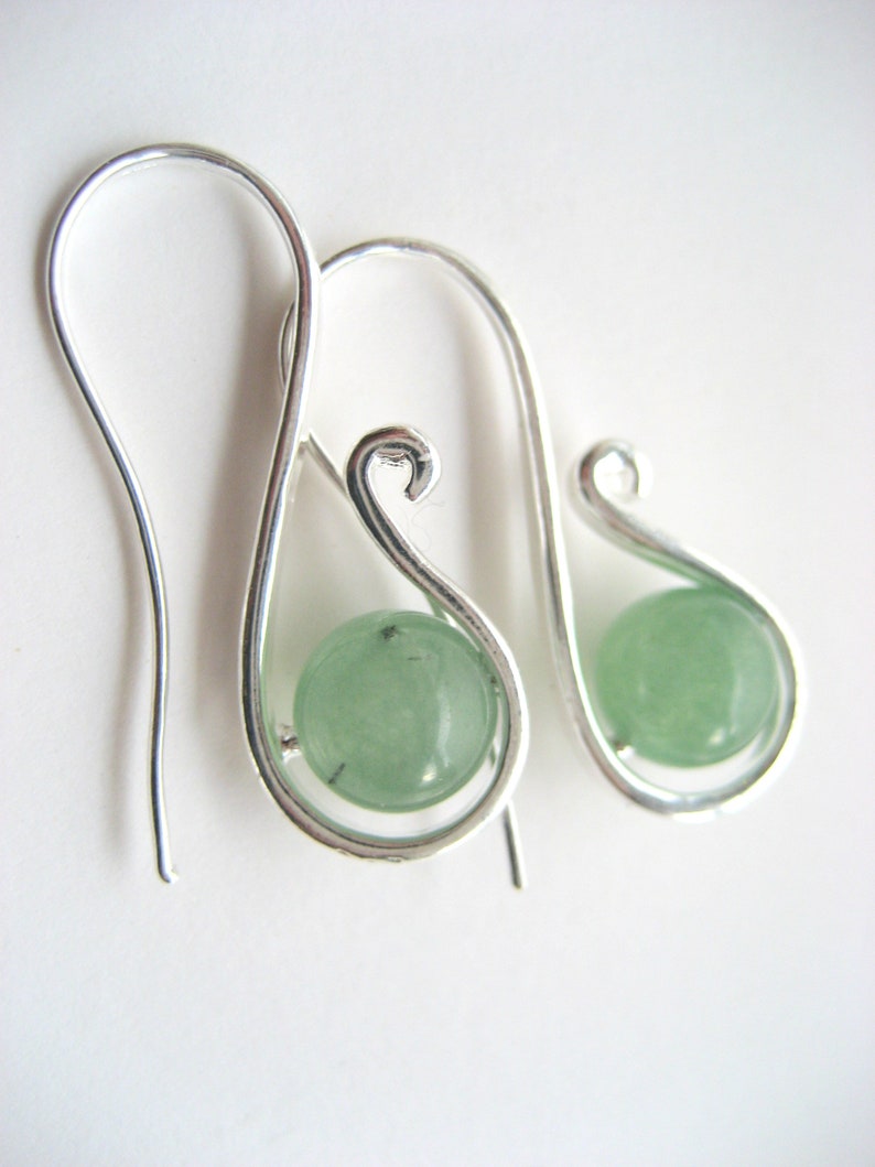 Earrings Jade green image 4