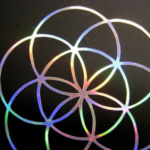 2x Flower of Life sticker 5 cm image 7