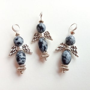 Angel snowflake obsidian, small image 1