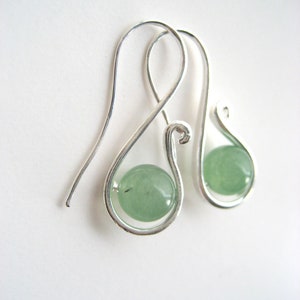 Earrings Jade green image 3