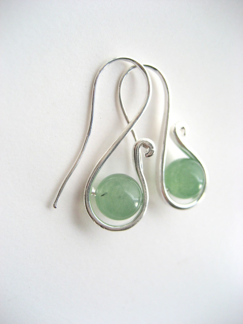 Earrings Jade green image 3