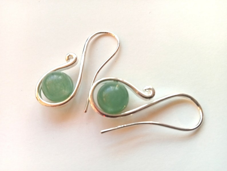 Earrings Jade green image 9