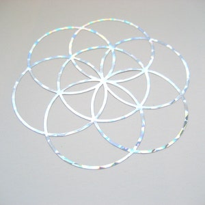 2x Flower of Life sticker 8,5 cm image 10