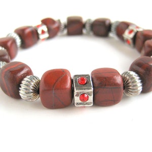 Jaspe rouge Bracelet image 1