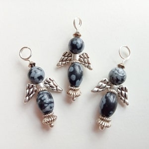 Angel snowflake obsidian, small image 5