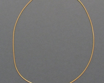 Delicate necklace gold-plated