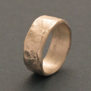 Silver Cast Ring, 0.35 inch, 9 mm image 1