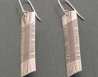 Fabric Hanging Earrings