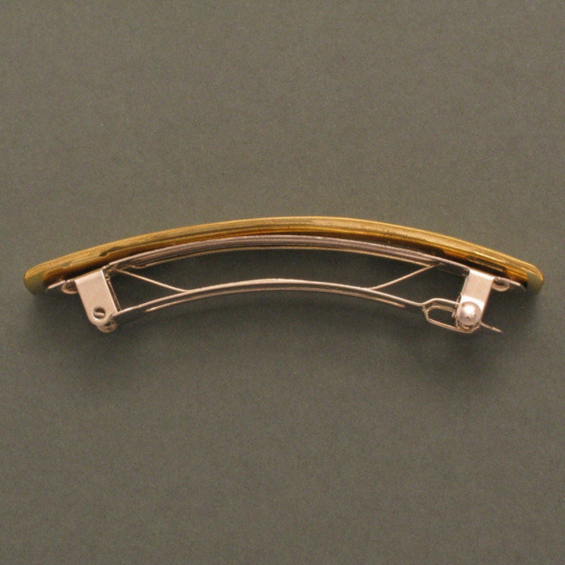 Convex Brass Hair Clip image 3