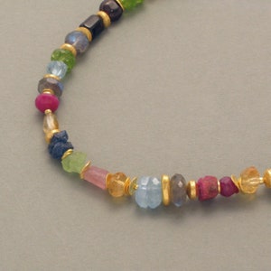Colorful Baroque Gemstone Necklace
