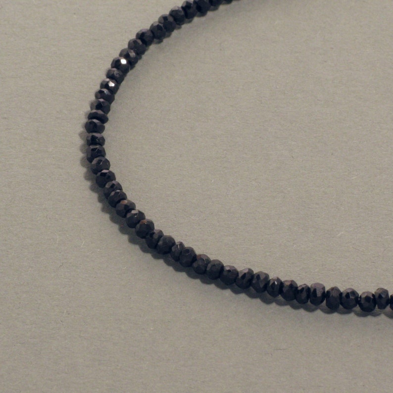 Small Faceted Spinel Necklace image 1
