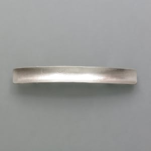 Hair clip nickel silver concave, small