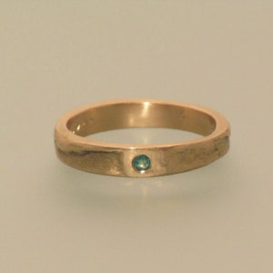 Gold Casting Ring with Diamond