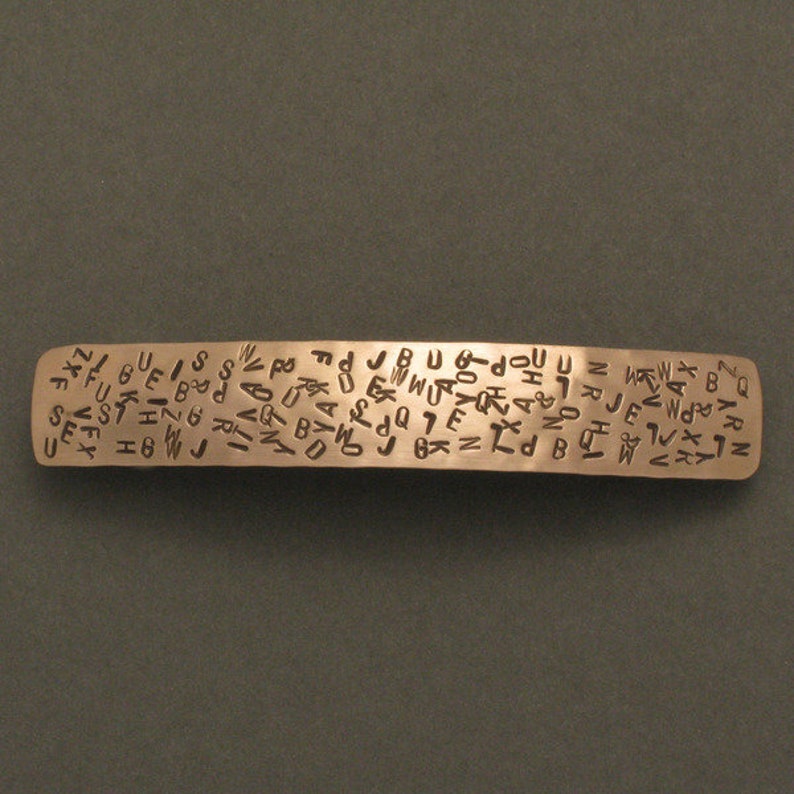 Alphabet Soup Hair Clip image 1