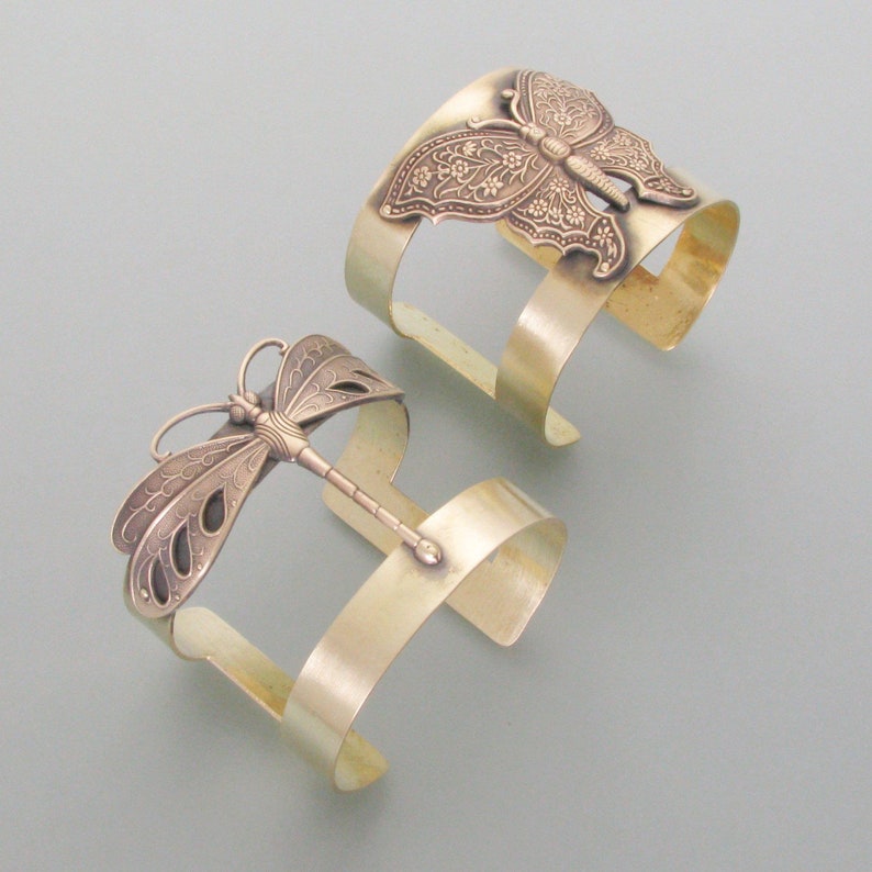 Dragonfly Brass Bangle afbeelding 4