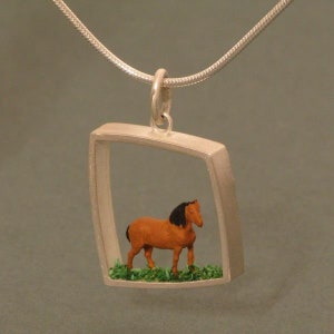 Horse Silver Pendant image 2