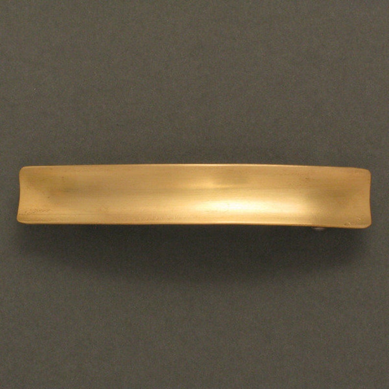 Convex Brass Hair Clip image 1