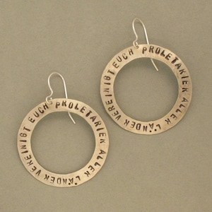 Pendientes Karl Marx